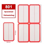 40pcs Self Adhesive Large Label with Blank Self-adhesive Sticky Note Stickers Name Handwritten Large Rectangular Moving Label